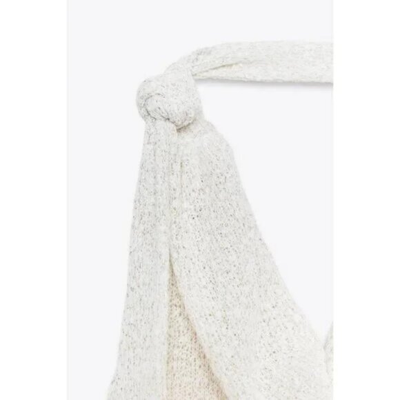 ZARA RUSTIC DRESS WITH SCARF - Picture 10 of 10